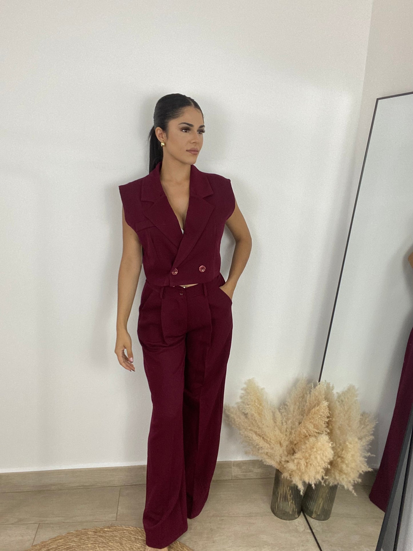Conjunto burdeos