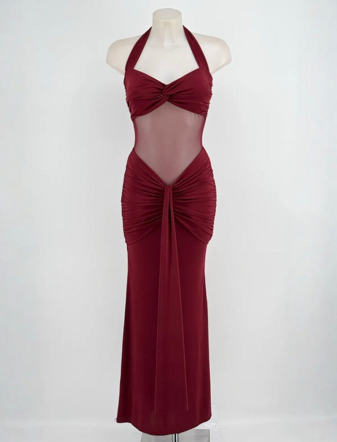 Vestido transparencia