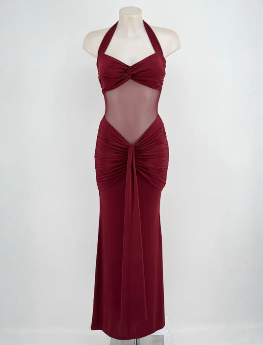 Vestido transparencia