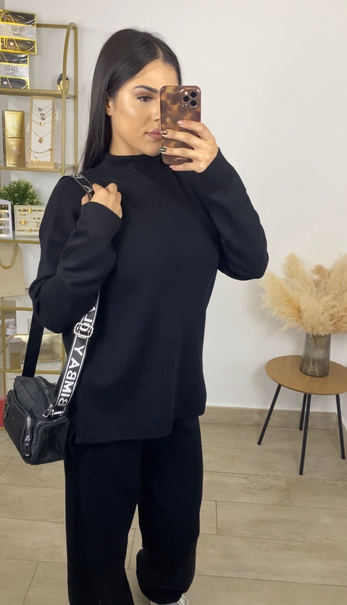 Conjunto de punto negro