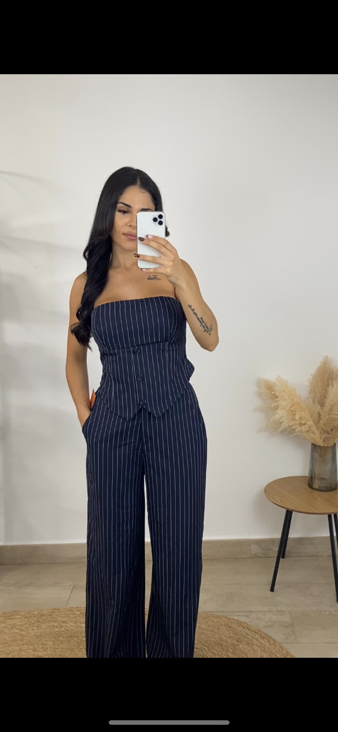 Conjunto líneas azul