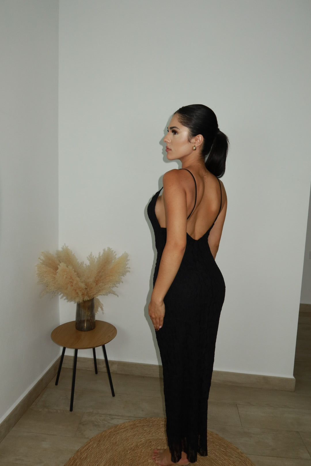 Vestido encaje negro