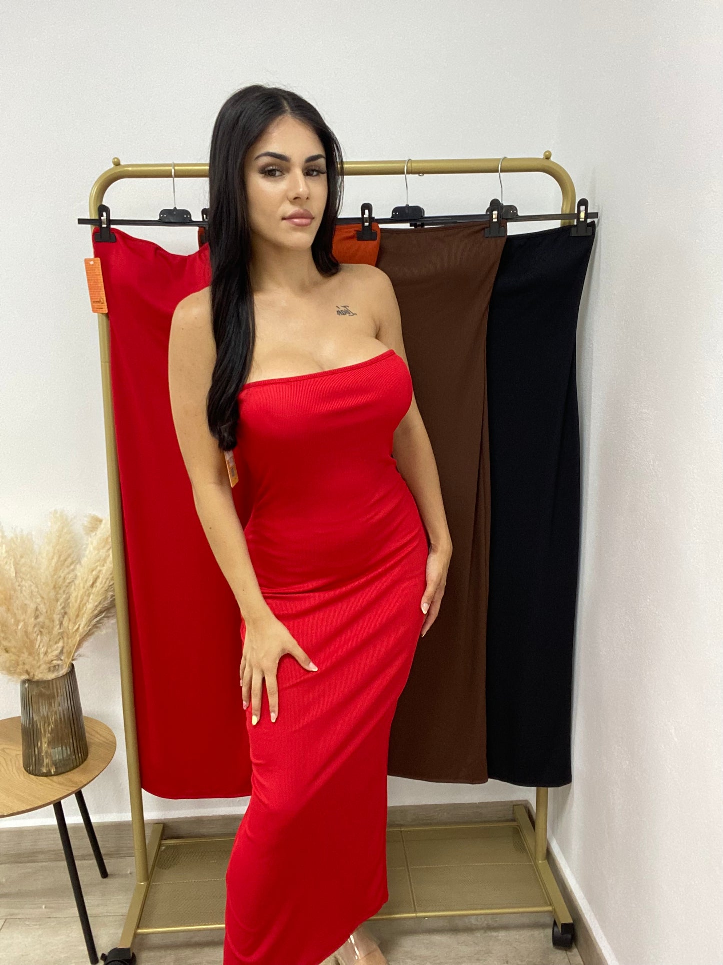 Vestido canalé