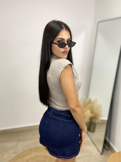 Falda pantalón denim talla L