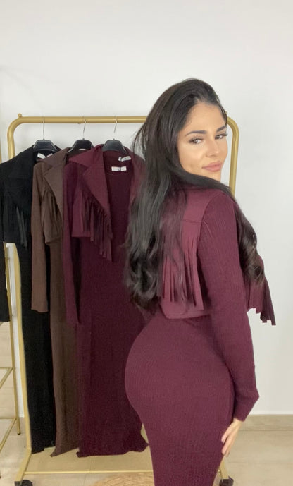Vestido con chaleco
