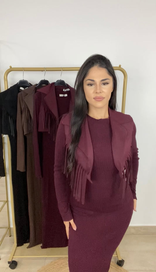 Vestido con chaleco